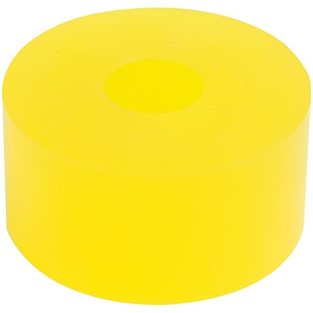 Allstar Performance Bump Stop Puck 75 Durometer; Yellow; 1 in. Tall - 14 mm ALL64386